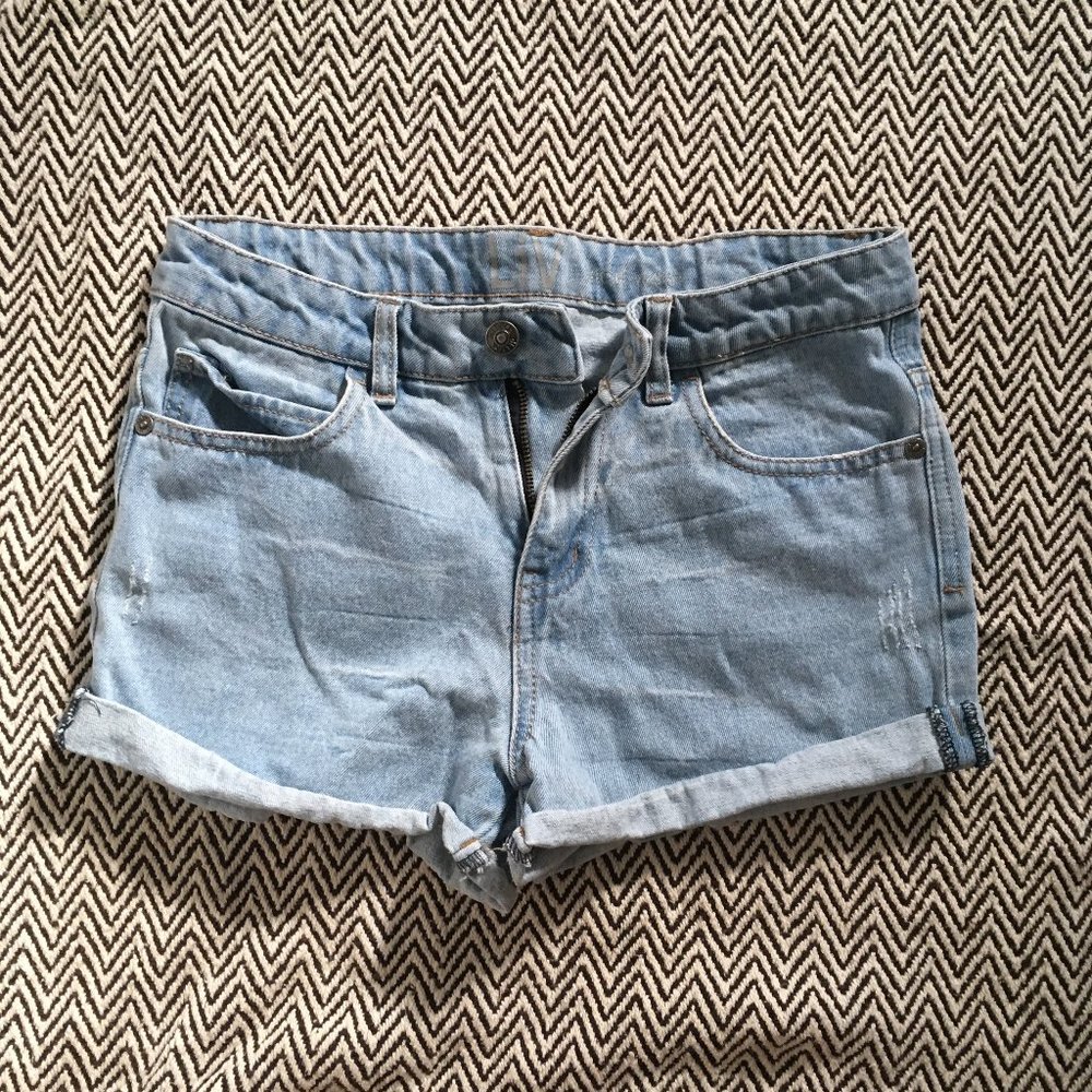 Delia's High Waist Jean Shorts